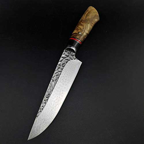 Mehrzweck-Damaskus-Stahl 7-Zoll-Chefmesser Fleischmesser Steak Slicer Brotmesser Chefmesser (Kitchen Knife Size : 7 inch)