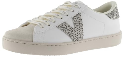 victoria Zapatillas Berlín 1126238 | Efecto Piel & Logotipo Animal Print & Trasera Glitter para Mujer