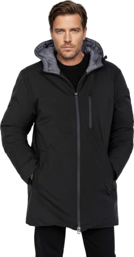 Schott NYC Mixte Fargo2 DOUDOUNE ZIPPEE SOUDEE SCHOTT, Noir, XL EU