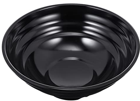 Cuisine Ramen Japonais Nouilles s Réutilisable Servir for Udon, Soba, Pho, Nouilles, Ramen, Salade Vaisselle (Color : Black, Size : 22.1X22.1X9.7CM)