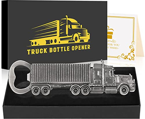 LULLEA Geschenke für Männer, LKW Fahrer Geschenke, LKW Flaschenöffner, Personalisierte Geschenke Männer, Vatertagsgeschenk, Weihnachtsgeschenke Geburtstagsgeschenk für ihn, Ehemann Opa Freund