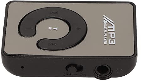 Lettore Musicale MP3 con Cuffie, Mini Lettore Musicale Portatile con Clip, Piccolo Lettore Indossabile Leggero per la Corsa Sportiva (#1)