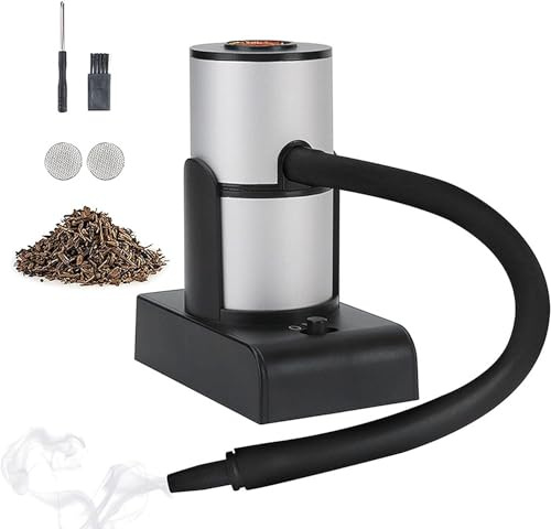 Fumoir portatif pour cuisine alimentaire Infuseur de fumée pour Sous Vide Viande Saumon Cocktails Boisson Fromage BBQ Grill, copeaux de bois inclus (A)