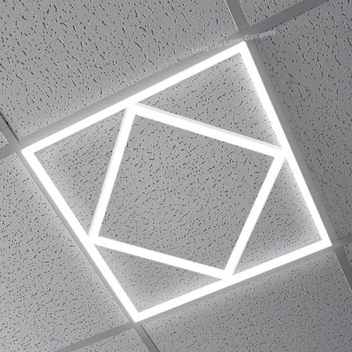 Long Life Lamp Company 64w Border Line LED Panel 600 X 600 Recessed Ceiling Light Diamond Edge Panel 6500k 64W02