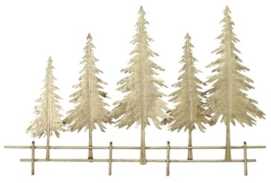 AUHOAZ Metal Wall Art, Wandbild Aus Metall,Metall Berg Wald Wandkunst Dekor, Moderne Haus Wandkunst-Dekoration, Wanddeko Aus Metall Metallbilder Für Zuhause Büro Schlafzimmer, Wohnzimmer (Color : B)