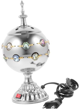 MUSISALY Elektrischer Räucherbrenner Mit Aroma-räucherbrenner-Halter Für Räucherstäbchen Tragbarer Retro-räucherbrenner Aus Leichtem Eisenmaterial Für Heimdekoration