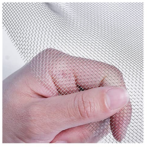 GUHPZA Drahtgeflecht aus Edelstahl 304, Drahtgeflecht aus Edelstahl, 20 Maschen zum Schutz der Belüftung, Metallgitter zur Nagetierbekämpfung für Fenster, Türen, Filter (Silber, 1 x 3 m)