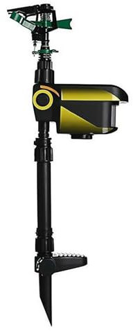 Aspersor de detección automática, rociador de agua activado por movimiento automático con energía solar, aspersor con sensor de movimiento para tierras agrícolas, césped, jardín, patio