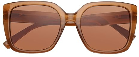 DOOViC Lesebrille Blaulichtfilter Übergröße/Sonnenbrille mit Sehstärke | Modern Große Gläser Lesehilfe mit Stärke für Damen
