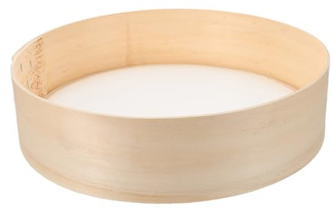 Cabilock De Harina De Malla Coladores De Madera De Malla Fina Espolvoreador De Azúcar En Polvo Colador De Aceite De Cocina De Harina Colador De Grasa Herramienta para Colar