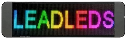 Leichtes Zeichen für Auto, 64x20 13.7 X 4,0 Zoll Programmierbares LED -Zeichen App Steuerung LED -LED -Schild DIY Custom LED Light Schild für Autogeschäfte Hotel Holiday