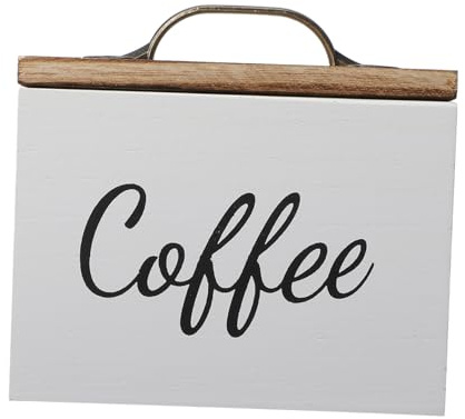 VICASKY Contenitore per capsule di caffè, organizzatore per pacchetti di zucchero, sacchetti da tè, organizer per capsule di caffè, caramelle, organizer in legno, bianco