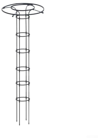 Honseadek Support pour plantes grimpantes en PVC noir pour utilisation en extérieur | Treillis de vigne grimpante en PVC avec design résistant aux intempéries et peu encombrant | Grille réglable en