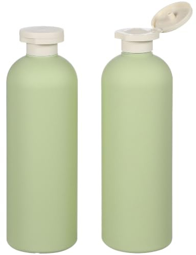ibasenice 400ml Travel Squeeze Bottles, Leakproof Flip Cap & PE/PP, Prevent Spills & Protect Luggage for Gym, Vacation, Business Trips
