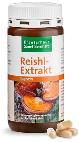 Sanct Bernhard Reishi-Extrakt-Kapseln mit Zink, 120 Kapseln