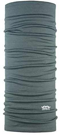 P.A.C. Merino Wolle Multifunktionstuch, Unisex | Weiche Merinowolle reguliert die Temperatur, wärmt im Winter und kühlt im Sommer