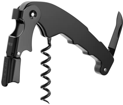 Koala Spain Sacacorchos Retro de Dos Tiempos, Color Negro