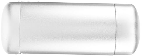 SAFIGLE Aluminiumlegierung Brillenetui Silber, Leichtes Schutzetui | Reiseetui für Brillen, Hartschale mit Schlankem Design, Stilvolle Ausführung