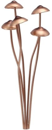 Willoghsa Decorative Metal Mushroom Garden Stakes, Perfect for Spring Outdoor Decoration and Addition to Your Metal Flower Decoration Outdoor