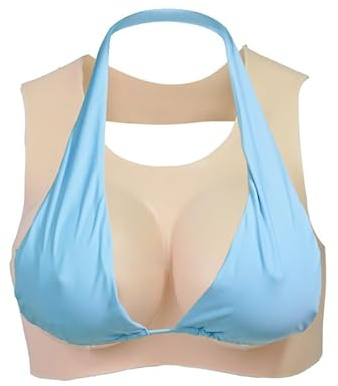 KUICEO Silikon Brustplatte – Realistische Silikon Brustform für Cosplay & Kostüme