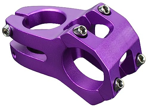 djgkENVQ Fahrradvorbau, 31,8 Vorbau 40Mm Fahrrad Vorbau Mountainbike Vorbau Kurzer Lenker Vorbau for Die Meisten(Purple)