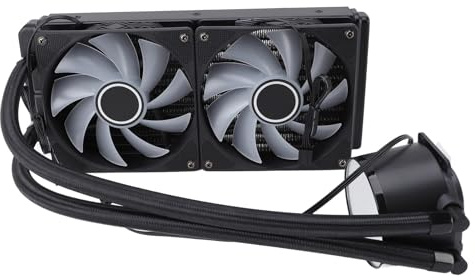Wakects Ventilador de Refrigeración por Agua de CPU, Enfriador Líquido de Alta Eficiencia, Buena Compatibilidad para Computadora