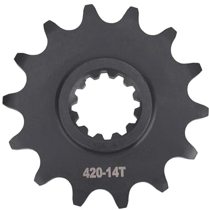 Piezas de Motocicleta 420 12T/13T/14T, Rueda Dentada Delantera, Cadena for SX60 SX65(14T)