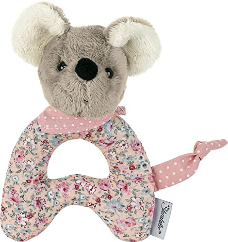 Sterntaler 3302001 Greifling Maus Mabel, Alter: 0-36 Monate, 15 x 11 cm, Mehrfarbig/Grau