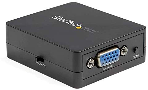 StarTech.com VGA2VID2 Convertisseur vidéo composite vers VGA - Alimentation USB - 1080p - VGA à RCA