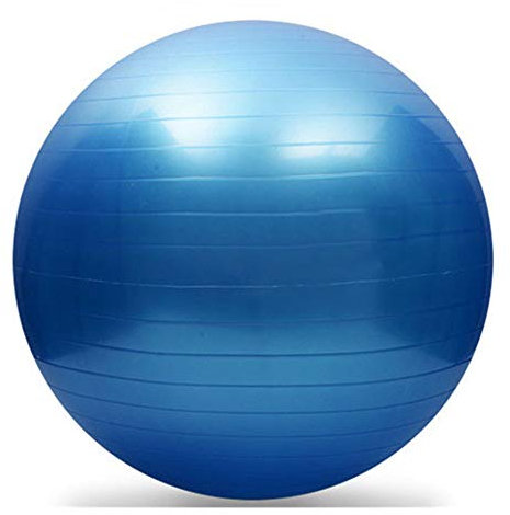 Anjing Yoga Ball 95CM Verdickung Yoga Ball Schwangere Frauen Sport Fitness Ball Yoga Ball PVC Fitnessball mit Luftpumpe Blau