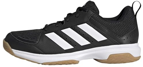 adidas Damen Ligra 7 Indoor Shoes, Core Black/Cloud White/Core Black, 38 EU