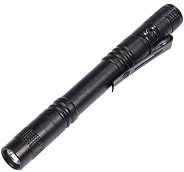 Tyenaza Stylo LED Mini Lampe de Poche, Mini Lampe de Poche Etanche Stylo Clip pour Les Espaces Restreints Utilisation pour Enfants, Camping, Randonnée Cadeau