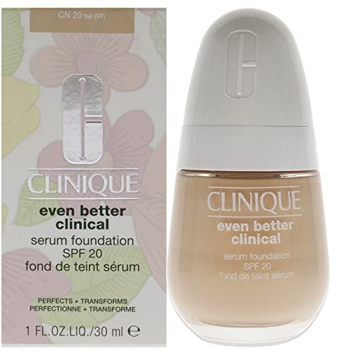 Clinique Even Better Clinical™ Serum Foundation SPF 20 | Foundation mit voller Deckkraft, Satin-Matte-Finish und 3-Serum-Technologie