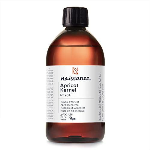 Naissance Huile de Noyau D’Abricot (No. 204) - 450ml - Huile Végétale pour Visage, Corps, Cheveux, Barbe, Massage, Ongle - Végan