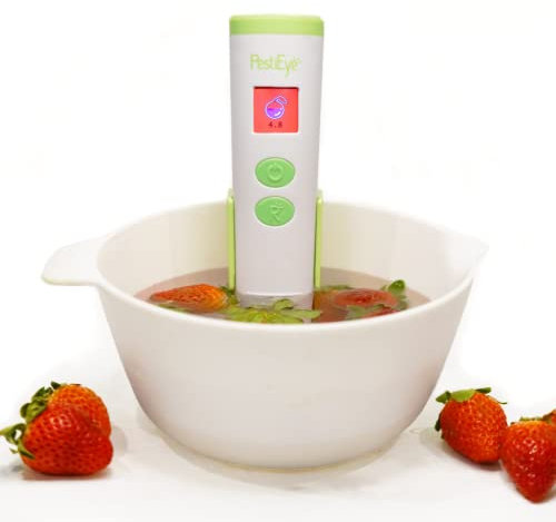 PestiEye Pestizid-Messgerät zum Waschen von Obst und Gemüse, perfekt zu verwenden vor dem Waschen von Obst und Gemüse, Mixer, Babynahrung, Baby-Püreemaschinen, Küchenmaschinen, Salatschleudern