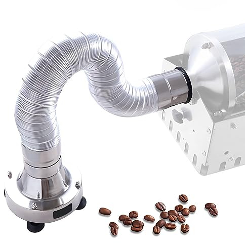 QUTBAG Multifunctional Coffee Smoke Extractor, Electric Coffee Bean Roaster Puff Drawer with Adjustable Camber, Coffee Machine Cleaning Set for Home Kitchen Office