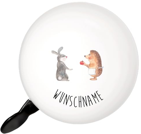 Mr. & Mrs. Panda klingel personalisiert Hase Igel - Personalisierte Geschenke, fahrradglocke, Lustige Sprüche, Fahrradklingel, Herzschmerz, und, Mit Spruch, Namen, Liebe, Trösten