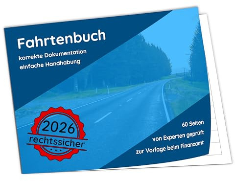 1 | 3 | 10 Fahrtenbuch PKW Finanzamt anerkannt A6 Deutschland Österreich LKW Fahrtenbücher 2026 Private Geschäftliche Fahrten 60 Seiten