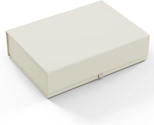 Semikolon 371689 Aufbewahrungsbox 4Rooms - Größe XL, 30 x 42 x 11 cm - Geschenkbox Hochzeit - Wedding Edition - Design chamois