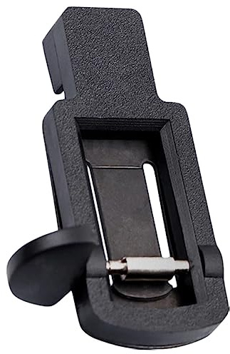SHOWERORO Saxophonrohrschneider Metall Kunststoff Kompakter Ersatz Saxophonblatt Trimmer mit Drehknopf Tragbares Werkzeug für Altsaxophon und Klarinette