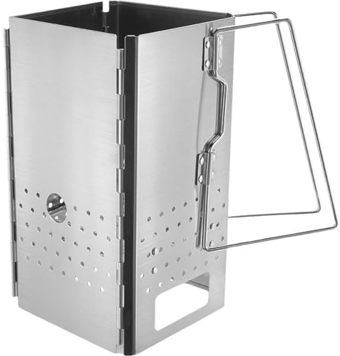 Lipfer Quadratische Brennholzöfen, Kohleofen, Mini-brennholzöfen, BBQ, Zusammenklappbarer Grill Für Camping, Tragbare Öfen, Zusammenklappbarer Grill
