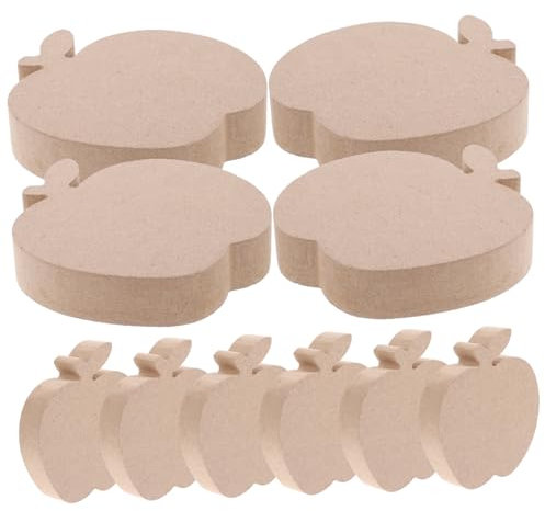 SEWOART 10pcs Blank Wooden Cutouts for Painting Unfinished Wood Decor for Halloween Crafts and Home Decoration for Creative Activities and Festive Celebrations