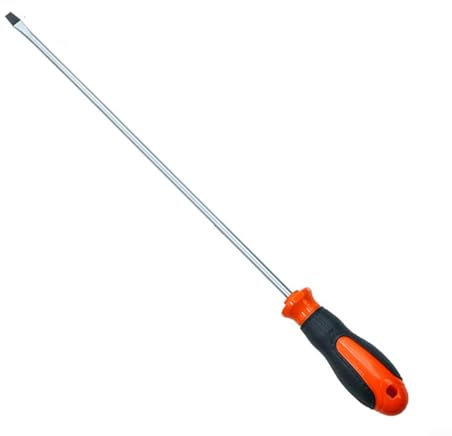 Cacciavite a croce lungo 30,5 cm, cacciavite a croce in lega di acciaio, cacciavite magnetico a croce con manico in gomma (cacciavite a taglio)