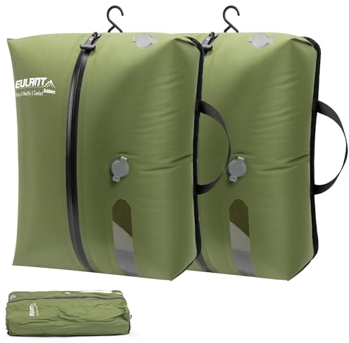 EULANT TPU Vakuumbeutel für Reisen, Wiederverwendbare Kompressionsbeutel für Koffer/Gepäck/Rucksack, Vakuumversiegelungsbeutel mit IP67 Luftdichtem Reißverschluss, Wasserdicht & Platzsparend