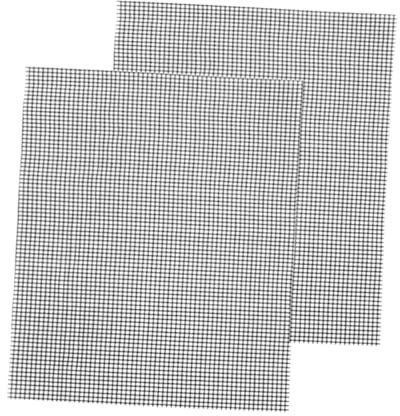 NAMOARLY 2pcs Bbq Mesh Mat Reusable Non-stick Grill Pad for Outdoor Barbecue Food Protection Bbq Grill Mesh Mat