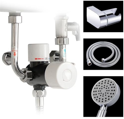 Intelligentes elektrisches Warmwasserbereiter-Thermostatventil mit U-Typ-Mischventil für intelligente automatische Steuerung Duscharmatur