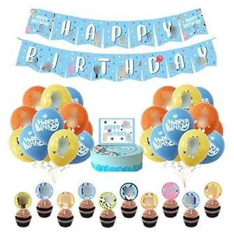 Decorazione Compleanno Decorazioni Festa Palloncino Palloncini Topper Torta Festone per Compleanno