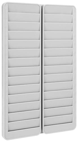 Holibanna Kartenhalter Mit Mehreren Fächern Hängekarten-Organizer Für Hotelzimmerkarten Arbeitskarten Und Anwesenheitskarten Wandkartenhalter Für Büro Lager Und Fabrik 14.17 X 8.66 X 0.59 in
