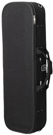 Colcolo Estuche para Violín con Diseño Compacto Bolso Rígido Portátil Impermeable Caja Organizadora de Accesorios Funda Ligera para Instrumentos de Cuerda, 4 a 4