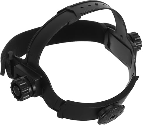 HOLIDYOYO Gorra Soldadura Ajustable con Banda Absorbente de Sudor Casco Seguridad Trabajo para Soldadores Profesionales y Aficionados Diadema Versátil y Cómoda para Protección Soldar